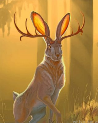 Fantastic Jackalope Painting By Numbers.png
