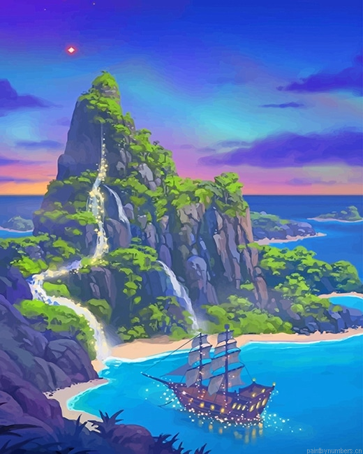 Fantasy Dream Land Nature Painting By Numberss.png