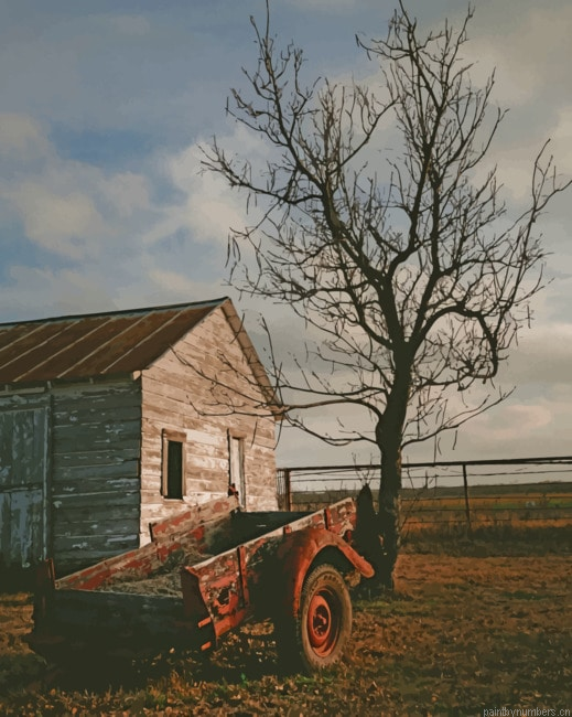 Farm House Painting By Numberss.png