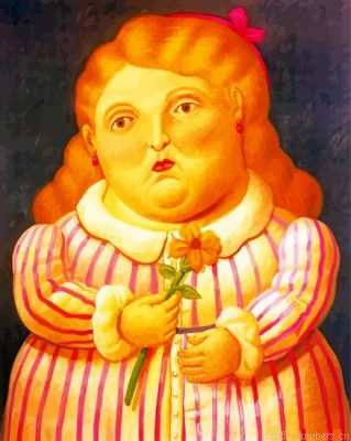 Fat Blonde Woman Painting By Numbers.png