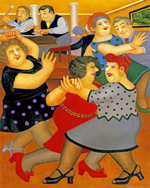 Fat Ladies Dancing Painting By Numbers.png
