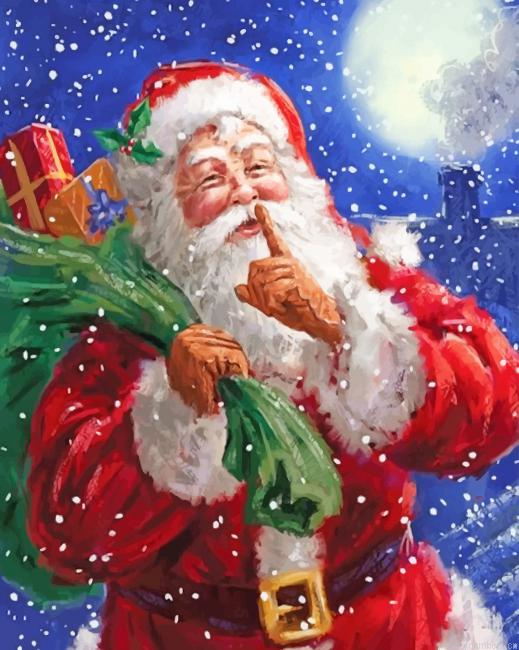Father Christmas Painting By Numberss.png