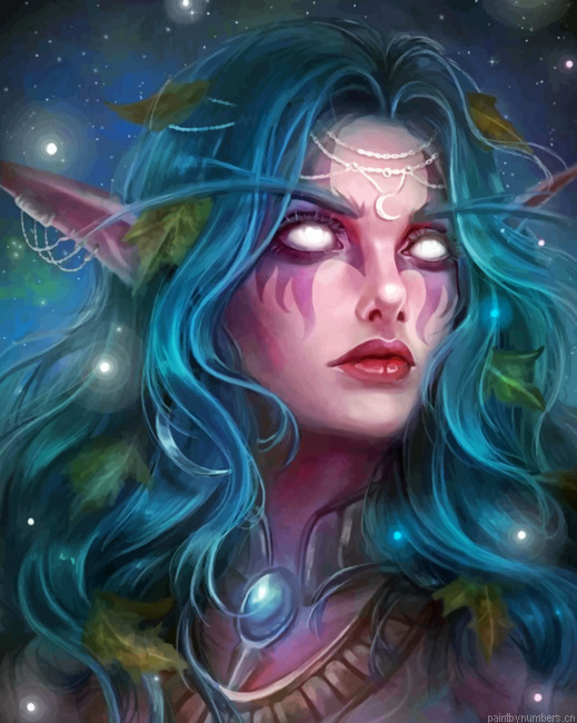 Female Night Elf Painting By Numbers.png