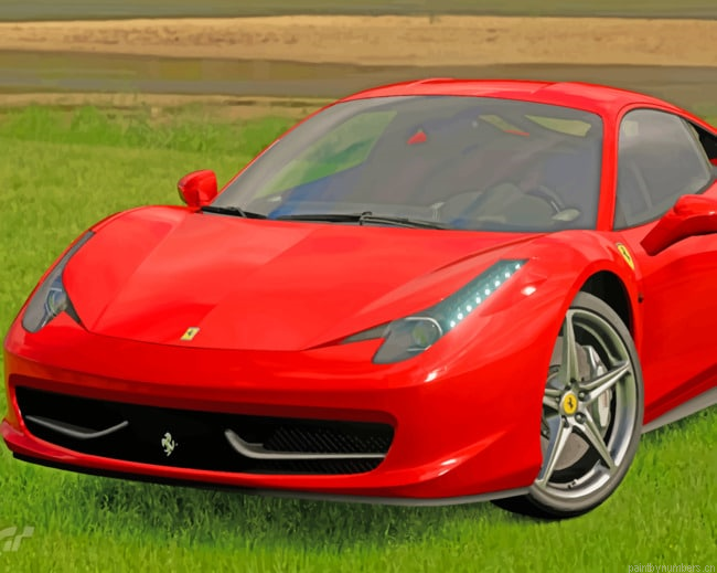 Ferrari 458 Italia 09 Cars Painting By Numberss.png