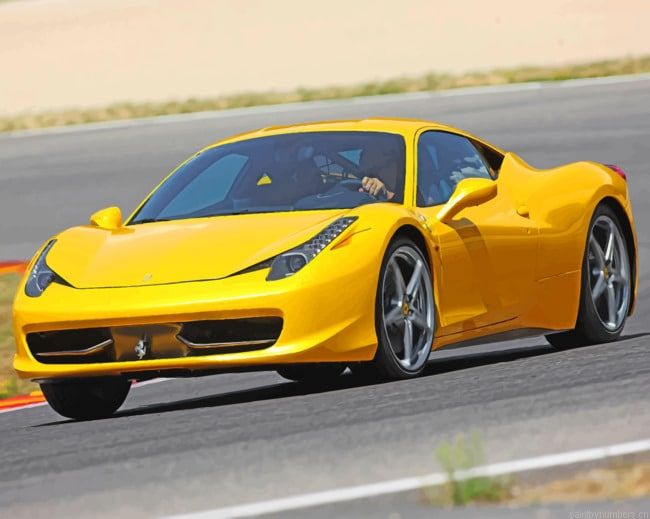 Ferrari 458 Italia Cars Painting By Numberss.png