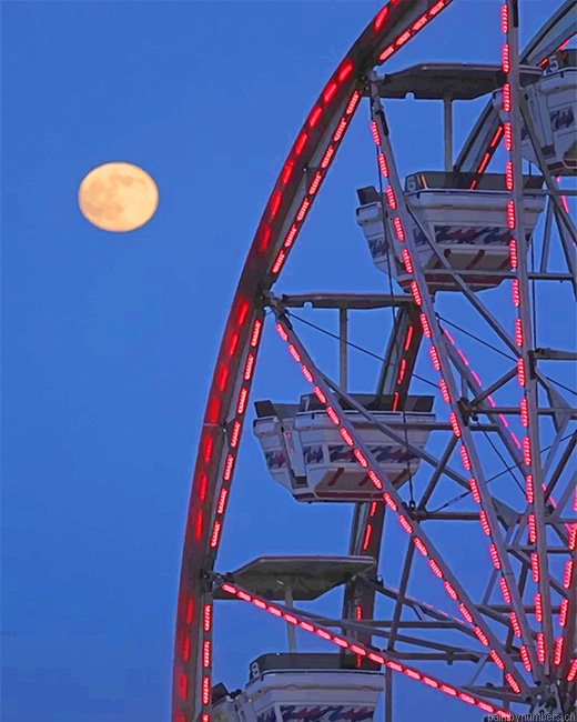 Ferris Wheel Moon View Painting By Numberss.png