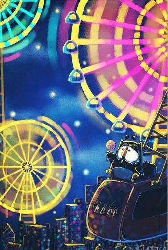 Ferris Wheel Night Scene Painting By Numbers.png
