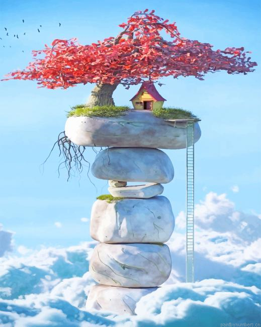 Fictional Paradise New Painting By Numberss.png