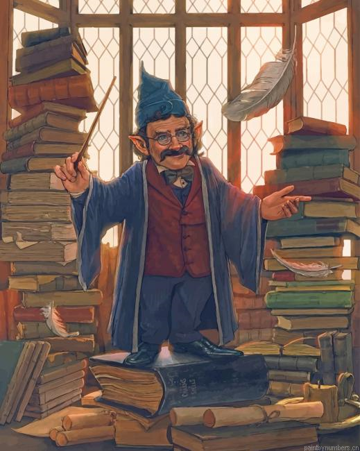 Filius Fliwick Harry Potter Painting By Numberss.png