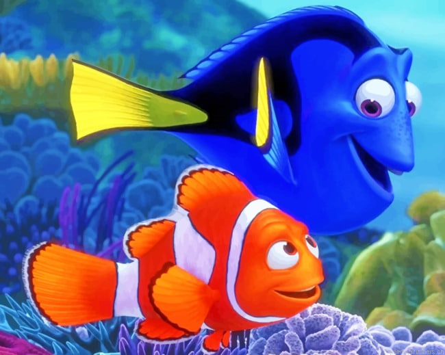 Finding Nemo Fish Painting By Numbers.png
