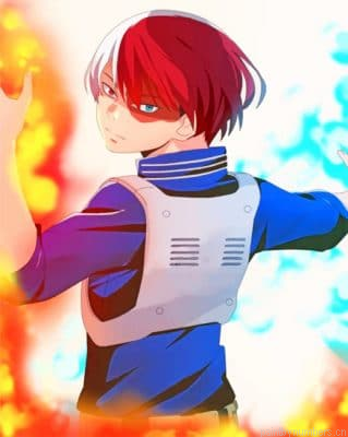 Fire And Ice Shoto Todoroki Painting By Numberss.png