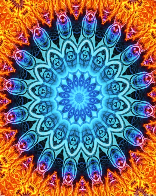 Fire Blue Mandala Painting By Numbers.png