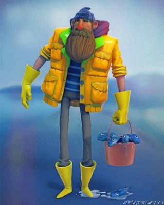 Fisherman Illustration Painting By Numbers.png