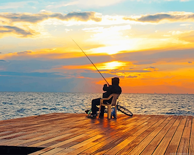 Fisherman Sunset Painting By Numberss.png