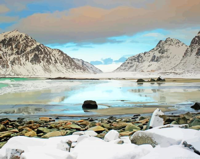 Flakstad Norway Iceland Painting By Numberss.png
