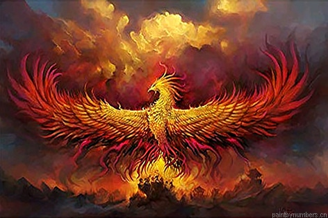 Flame Phoenix Painting By Numberss.png