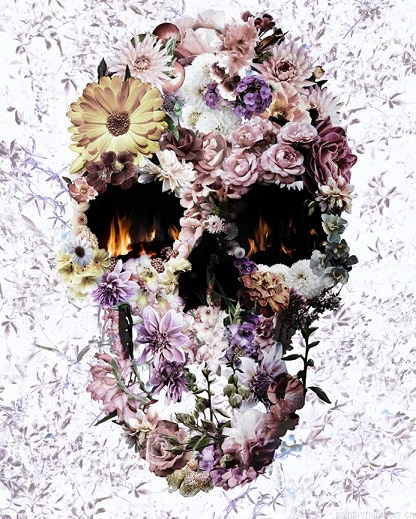 Floral Upland Skull Painting By Numbers.png