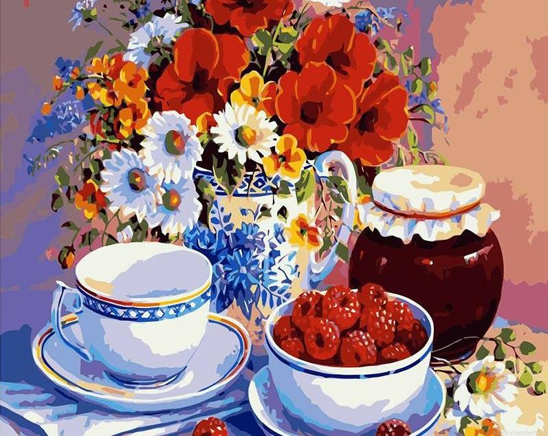 Flower Fruits Still Life Painting By Numbers.png