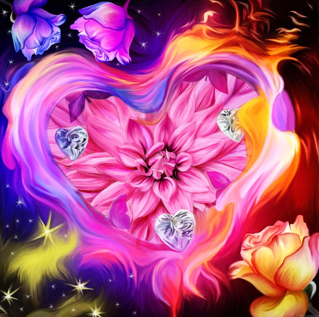 Flower Of Love Painting By Numbers.png