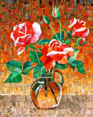 Flowers In A Glass Vase Painting By Numbers.png