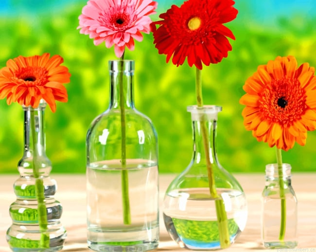 Flowers In Glass Painting By Numberss.png