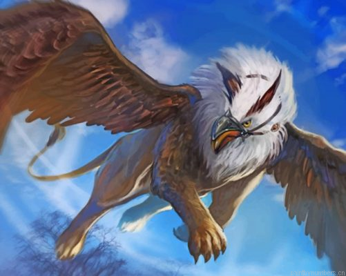 Flying Griffin Painting By Numbers.png