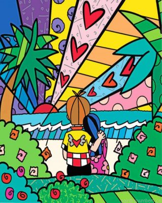 Folk Art Couple Painting By Numbers.png