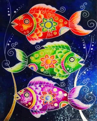 Folk Art Fishes Painting By Numbers.png