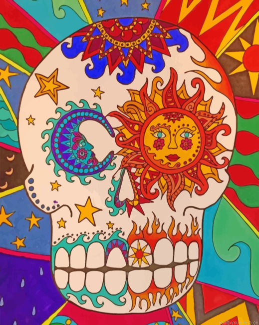 Folk Art Skull Painting By Numbers.png