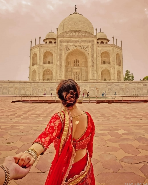 Follow Me Taj Mahal Travel Painting By Numbers.png