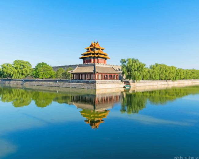 Forbidden City Beijin Chine Painting By Numberss.png