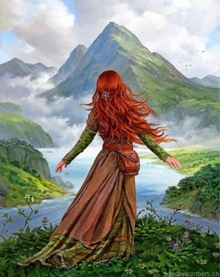 Forest Girl Painting By Numbers.png