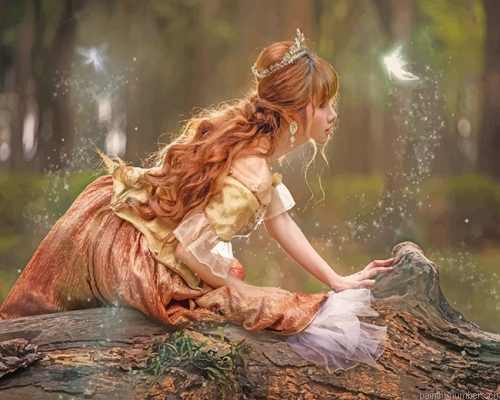 Forest Princess Painting By Numberss.png