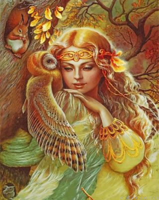 Forest Queen Painting By Numbers.png