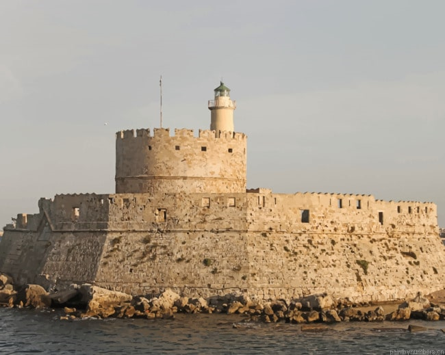 Fort St Nicholas Landmarks Painting By Numberss.png