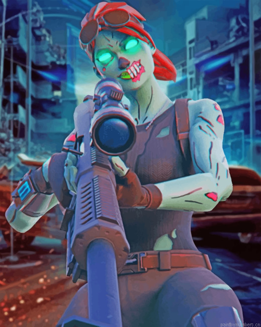 Fortnite Girl Painting By Numbers.png