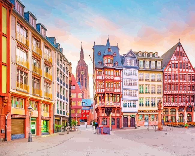 Frankfurter Romer Germany Painting By Numberss.png