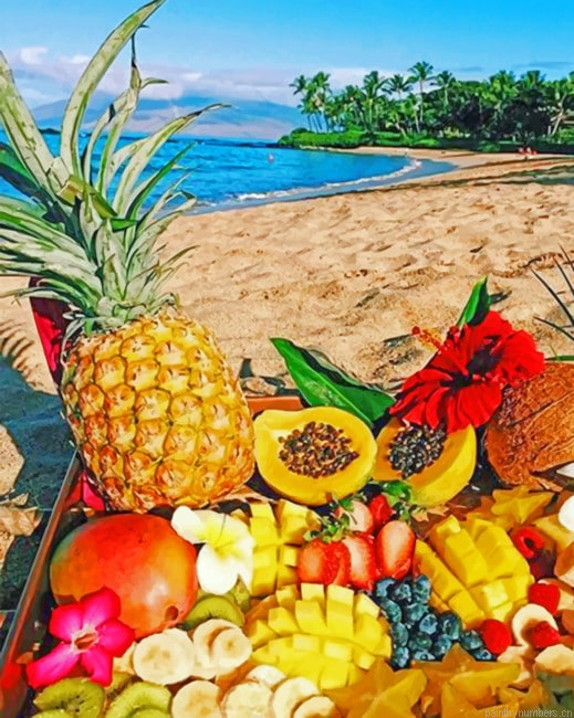 Fresh Fruits Fruits Painting By Numbers.png