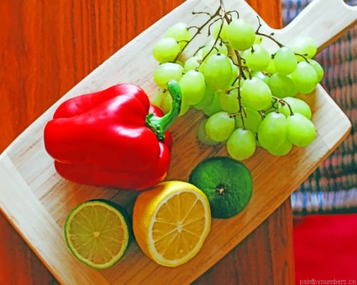 Fresh Healthy Food Painting By Numberss.png