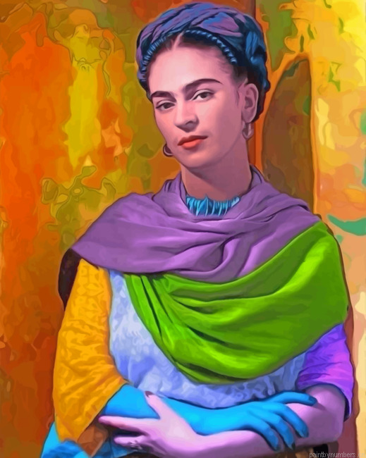 Frida Kahlo The Painter Painting By Numberss.png