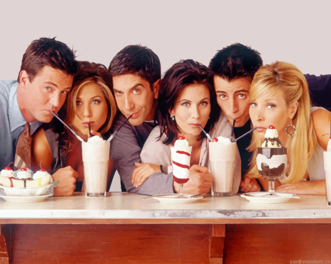 Friends The Series Painting By Numberss.png