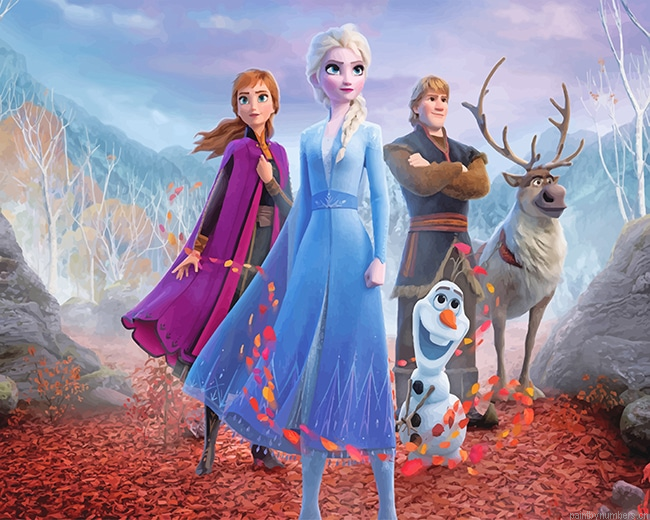 Frozen Characters Animations Painting By Numberss.png