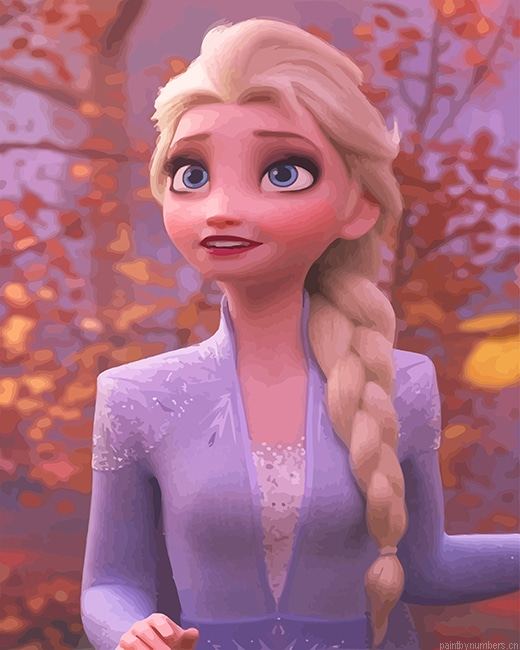 Frozen Elsa Animations Painting By Numberss.png