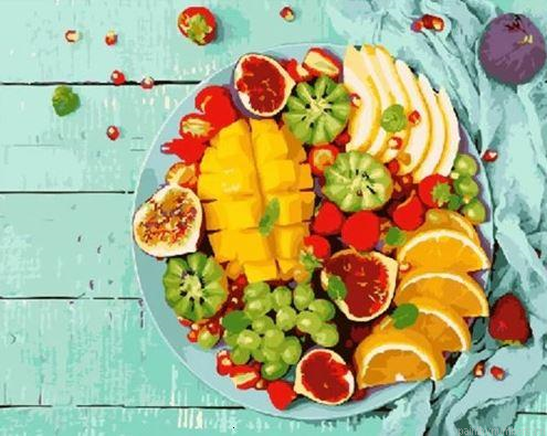 Fruits Plate Painting By Numbers.png