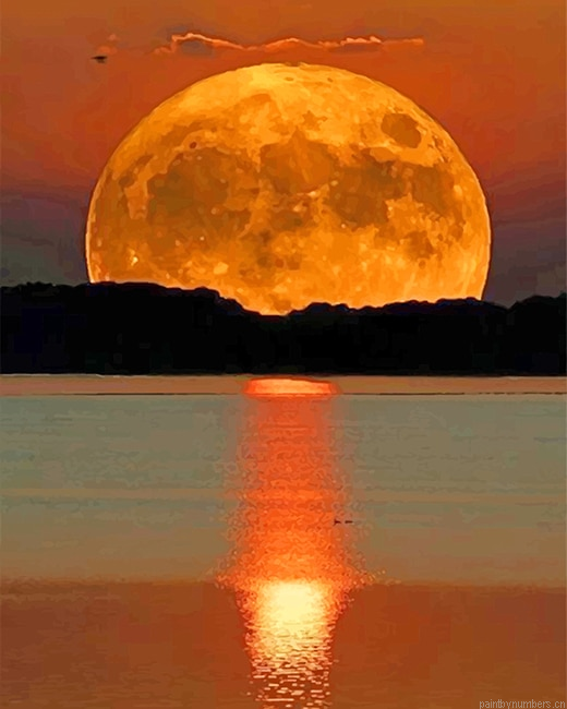 Full Moon Landscapes Painting By Numberss.png