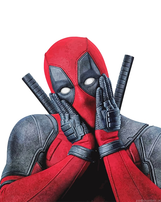Funny Deadpool Superheroes Painting By Numbers.png