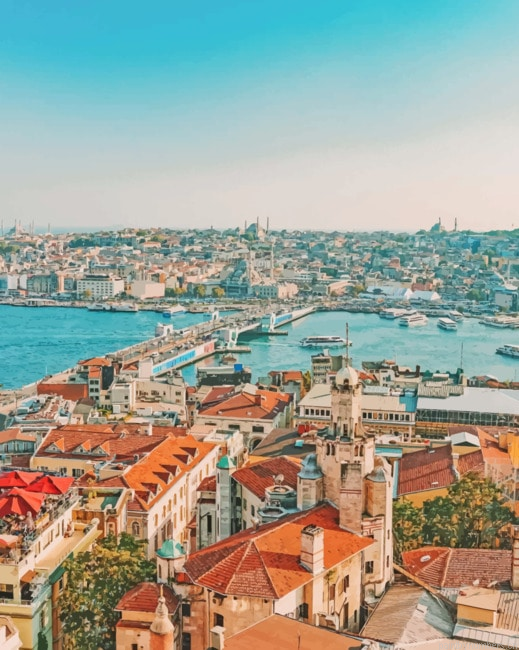 Galata Bridge Turkey Cities Painting By Numberss.png