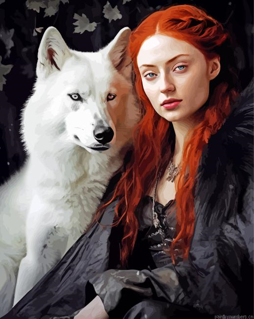 Game Of Thrones Sansa Stark Painting By Numberss.png