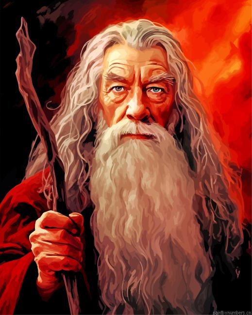 Gandalf Lord Of The Rings Painting By Numberss.png