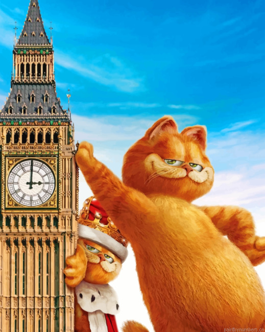 Garfield A Tail Of Two Kitties Painting By Numberss.png